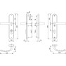Hoppe Tokyo veiligheidsbeslag kruk/kruk - Aluminium F1 - PC72 met kerntrekbeveiliging (afgerond) - SKG*** Hoppe Tokyo veiligheidsbeslag kruk/kruk - Aluminium F1 - PC72 met kerntrekbeveiliging (afgerond) - SKG***