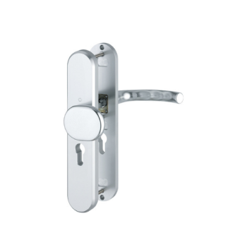 Hoppe Tokyo veiligheidsbeslag knop/kruk - Aluminium F1 - PC55 LS (afgerond) - SKG*** Hoppe Tokyo veiligheidsbeslag knop/kruk - Aluminium F1 - PC55 LS (afgerond) - SKG***