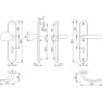 Hoppe Tokyo veiligheidsbeslag knop/kruk - Aluminium F1 - PC72 LS (afgerond) - SKG*** Hoppe Tokyo veiligheidsbeslag knop/kruk - Aluminium F1 - PC72 LS (afgerond) - SKG***