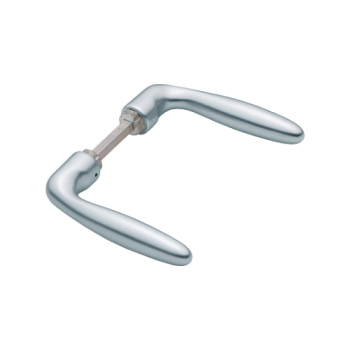 Hoppe Verona deurkrukken - Aluminium F1 - 35 t/m 41 mm Hoppe Verona deurkrukken - Aluminium F1 - 35 t/m 41 mm