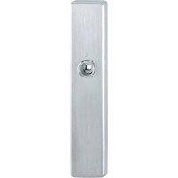 Hoppe blind buitenschild RVS zonder cilindergat (rechthoekig) - SKG*** Hoppe blind buitenschild RVS zonder cilindergat (rechthoekig) - SKG***