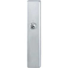 Hop&shy;pe blind bui&shy;ten&shy;schild RVS zon&shy;der ci&shy;lin&shy;der&shy;gat (recht&shy;hoe&shy;kig) - SKG***