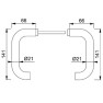 Hoppe Paris deurkrukken - Aluminium F1 - 42 t/m 46 mm Hoppe Paris deurkrukken - Aluminium F1 - 42 t/m 46 mm