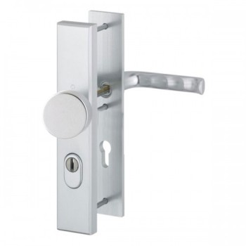 Hoppe London veiligheidsbeslag vaste knop (rond)/kruk F1 PC92 LS met kerntrekbeveiliging (rechthoekig) - SKG*** Hoppe London veiligheidsbeslag vaste knop (rond)/kruk F1 PC92 LS met kerntrekbeveiliging (rechthoekig) - SKG***