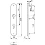 Hoppe los buitenschild F1 PC55 (afgerond) - SKG*** Hoppe los buitenschild F1 PC55 (afgerond) - SKG***