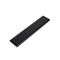 Hoppe geheel blind buitenschild zwart (rechthoekig) - SKG*** Hoppe geheel blind buitenschild zwart (rechthoekig) - SKG***