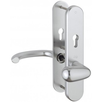 Hoppe Marseille seniorenbeslag vaste knop/kruk F1 PC72 RS met kerntrekbeveiliging (afgerond) - SKG*** Hoppe Marseille seniorenbeslag vaste knop/kruk F1 PC72 RS met kerntrekbeveiliging (afgerond) - SKG***