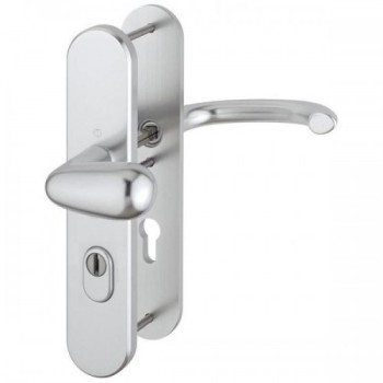 Hoppe Marseille veiligheidsbeslag vaste knop/kruk F1 PC92 LS met kerntrekbeveiliging (afgerond) - SKG*** Hoppe Marseille veiligheidsbeslag vaste knop/kruk F1 PC92 LS met kerntrekbeveiliging (afgerond) - SKG***