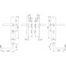 Hoppe Bonn veiligheidsbeslag kruk/kruk - F69 - PC55 met kerntrekbeveiliging RVS (afgerond) - SKG*** Hoppe Bonn veiligheidsbeslag kruk/kruk - F69 - PC55 met kerntrekbeveiliging RVS (afgerond) - SKG***