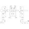 Hoppe Trondheim veiligheidsbeslag knop/kruk F69 PC55 RS met kerntrekbeveiliging RVS (afgerond) - SKG*** Hoppe Trondheim veiligheidsbeslag knop/kruk F69 PC55 RS met kerntrekbeveiliging RVS (afgerond) - SKG***