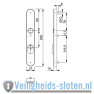 Hoppe smalschild los buitenschild F1 PC92 met kerntrekbeveiliging (afgerond) - SKG*** Hoppe smalschild los buitenschild F1 PC92 met kerntrekbeveiliging (afgerond) - SKG***