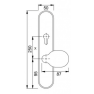 Hoppe Tokyo seniorenbeslag knop/kruk F1 PC72 RS met kerntrekbeveiliging (afgerond) - SKG*** Hoppe Tokyo seniorenbeslag knop/kruk F1 PC72 RS met kerntrekbeveiliging (afgerond) - SKG***