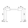 Hoppe Amsterdam seniorenbeslag knop/kruk F1 PC72 RS met kerntrekbeveiliging (rechthoekig) - SKG*** Hoppe Amsterdam seniorenbeslag knop/kruk F1 PC72 RS met kerntrekbeveiliging (rechthoekig) - SKG***