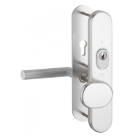 Hoppe Amsterdam seniorenbeslag knop/kruk F1 PC72 RS met kerntrekbeveiliging (afgerond) - SKG*** Hoppe Amsterdam seniorenbeslag knop/kruk F1 PC72 RS met kerntrekbeveiliging (afgerond) - SKG***