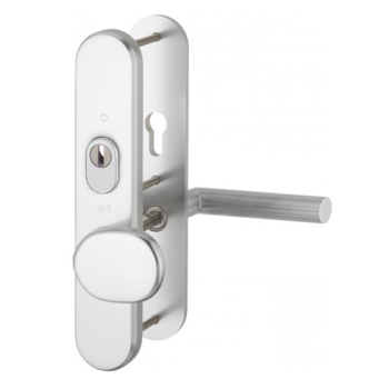 Hoppe Amsterdam seniorenbeslag knop/kruk F1 PC72 LS met kerntrekbeveiliging (afgerond) - SKG*** Hoppe Amsterdam seniorenbeslag knop/kruk F1 PC72 LS met kerntrekbeveiliging (afgerond) - SKG***