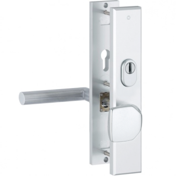 Hoppe Amsterdam seniorenbeslag knop/kruk F1 PC72 RS met kerntrekbeveiliging (rechthoekig) - SKG*** Hoppe Amsterdam seniorenbeslag knop/kruk F1 PC72 RS met kerntrekbeveiliging (rechthoekig) - SKG***