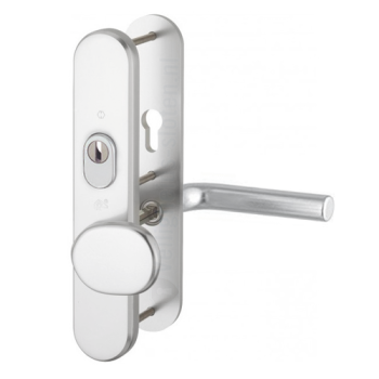Hoppe Bonn seniorenbeslag knop/kruk F1 PC72 LS met kerntrekbeveiliging (afgerond) - SKG*** Hoppe Bonn seniorenbeslag knop/kruk F1 PC72 LS met kerntrekbeveiliging (afgerond) - SKG***