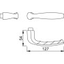 Hoppe New York deurkrukken - Aluminium F1 - 42 t/m 46 mm Hoppe New York deurkrukken - Aluminium F1 - 42 t/m 46 mm