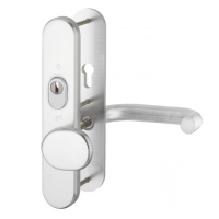 Hoppe Paris seniorenbeslag knop/kruk F1 PC72 LS met kerntrekbeveiliging (afgerond) - SKG*** Hoppe Paris seniorenbeslag knop/kruk F1 PC72 LS met kerntrekbeveiliging (afgerond) - SKG***