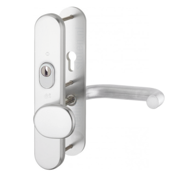 Hoppe Paris seniorenbeslag knop/kruk F1 PC72 LS met kerntrekbeveiliging (afgerond) - SKG*** Hoppe Paris seniorenbeslag knop/kruk F1 PC72 LS met kerntrekbeveiliging (afgerond) - SKG***