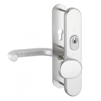 Hoppe Paris seniorenbeslag knop/kruk F1 PC72 RS met kerntrekbeveiliging (afgerond) - SKG*** Hoppe Paris seniorenbeslag knop/kruk F1 PC72 RS met kerntrekbeveiliging (afgerond) - SKG***
