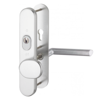 Hoppe Stockholm seniorenbeslag knop/kruk F1 PC72 LS met kerntrekbeveiliging (afgerond) - SKG*** Hoppe Stockholm seniorenbeslag knop/kruk F1 PC72 LS met kerntrekbeveiliging (afgerond) - SKG***