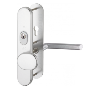 Hoppe Stockholm seniorenbeslag knop/kruk F1 PC72 LS met kerntrekbeveiliging (afgerond) - SKG*** Hoppe Stockholm seniorenbeslag knop/kruk F1 PC72 LS met kerntrekbeveiliging (afgerond) - SKG***