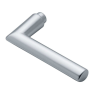 Hoppe Stockholm seniorenbeslag knop/kruk F1 PC72 LS met kerntrekbeveiliging (afgerond) - SKG*** Hoppe Stockholm seniorenbeslag knop/kruk F1 PC72 LS met kerntrekbeveiliging (afgerond) - SKG***