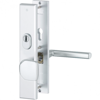 Hoppe Stockholm seniorenbeslag knop/kruk F1 PC72 LS met kerntrekbeveiliging (rechthoekig) - SKG*** Hoppe Stockholm seniorenbeslag knop/kruk F1 PC72 LS met kerntrekbeveiliging (rechthoekig) - SKG***