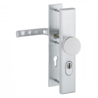 Hoppe London veiligheidsbeslag vaste knop (rond)/kruk F1 PC55 RS met kerntrekbeveiliging (rechthoekig) - SKG*** Hoppe London veiligheidsbeslag vaste knop (rond)/kruk F1 PC55 RS met kerntrekbeveiliging (rechthoekig) - SKG***