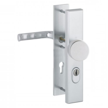 Hoppe London veiligheidsbeslag vaste knop (rond)/kruk F1 PC92 RS met kerntrekbeveiliging (rechthoekig) - SKG*** Hoppe London veiligheidsbeslag vaste knop (rond)/kruk F1 PC92 RS met kerntrekbeveiliging (rechthoekig) - SKG***