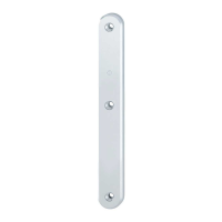 Hoppe veiligheidsbeslag los smal binnenschild F1 geheel blind (afgerond) Hoppe veiligheidsbeslag los smal binnenschild F1 geheel blind (afgerond)