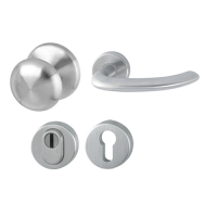 Hoppe Marseille voordeur rozetbeslag knop/kruk met kerntrekbeveiliging RVS (rond) DD38-58 mm - SKG*** Hoppe Marseille voordeur rozetbeslag knop/kruk met kerntrekbeveiliging RVS (rond) DD38-58 mm - SKG***
