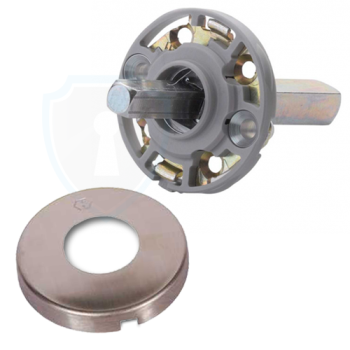 Hoppe kruk-montagemodule - afgerond - RVS - deurdikte 38 t/m 42 mm Hoppe kruk-montagemodule - afgerond - RVS - deurdikte 38 t/m 42 mm