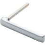 Hoppe London kruk t.b.v. rolluik - Aluminium F1 - dikte 38 t/m 58 mm