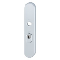 Hoppe veiligheidsbeslag los buitenschild F1 PC55 met kerntrekbeveiliging (afgerond) - SKG*** Hoppe veiligheidsbeslag los buitenschild F1 PC55 met kerntrekbeveiliging (afgerond) - SKG***