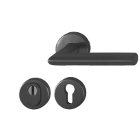 Hoppe Stockholm voordeur rozetbeslag met kerntrekbeveiliging (rond) zwart - DD38-58 mm - SKG*** Hoppe Stockholm voordeur rozetbeslag met kerntrekbeveiliging (rond) zwart - DD38-58 mm - SKG***