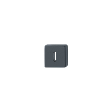 Hop&shy;pe sleu&shy;tel&shy;ro&shy;zet&shy;ten vier&shy;kant zwart