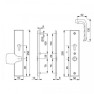 Hoppe Amsterdam seniorenbeslag knop/kruk F1 PC72 RS met kerntrekbeveiliging (rechthoekig) - SKG*** Hoppe Amsterdam seniorenbeslag knop/kruk F1 PC72 RS met kerntrekbeveiliging (rechthoekig) - SKG***