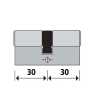 DOM ixTeco cilinders (5x) - Afmeting (A/B) 30/30 - SKG** DOM ixTeco cilinders (5x) - Afmeting (A/B) 30/30 - SKG**