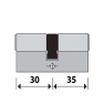 DOM ixTeco cilinders (2x) - Afmeting (A/B) 30/30 & 30/35 - SKG** & SKG***