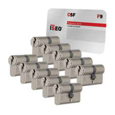Iseo F9 cilinder met kerntrekbeveiliging - SKG*** Nikkel (10x)