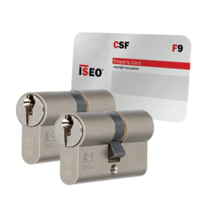 Iseo F9 cilinder met kerntrekbeveiliging - SKG*** Nikkel (2x)