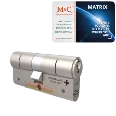 M&C Matrix cilinder met kerntrekbeveiliging (1x) - SKG*** M&C Matrix cilinder met kerntrekbeveiliging (1x) - SKG***