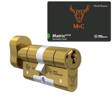 M&C Ma&shy;trix knop&shy;ci&shy;lin&shy;der met kern&shy;trek&shy;be&shy;vei&shy;li&shy;ging - mes&shy;sing - SKG*** 