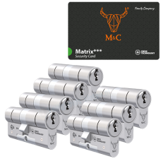 M&C Matrix cilinder met kerntrekbeveiliging (7x) - SKG*** M&C Matrix cilinder met kerntrekbeveiliging (7x) - SKG***