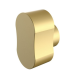 
                                Knop ovaal messing                                
