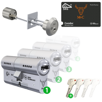 M&C Condor ombouwset (geschikt voor LIPS & Nemef oplegslot) - SKG*** M&C Condor ombouwset (geschikt voor LIPS & Nemef oplegslot) - SKG***