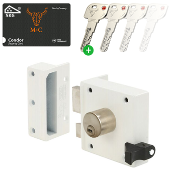 M&C Condor los oplegslot (Nemef 4154) - Doornmaat 50 - Draairichting 2 - SKG*** M&C Condor los oplegslot (Nemef 4154) - Doornmaat 50 - Draairichting 2 - SKG***