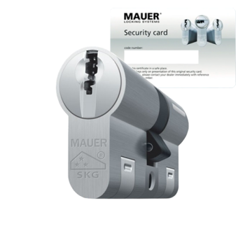 Mauer DT1+ cilinder met kerntrekbeveiliging - SKG*** Mauer DT1+ cilinder met kerntrekbeveiliging - SKG***